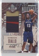 2016-17 Panini Court Kings Art Nouveau Jerseys Prime 2/10 Cheick Diallo #24 0q0