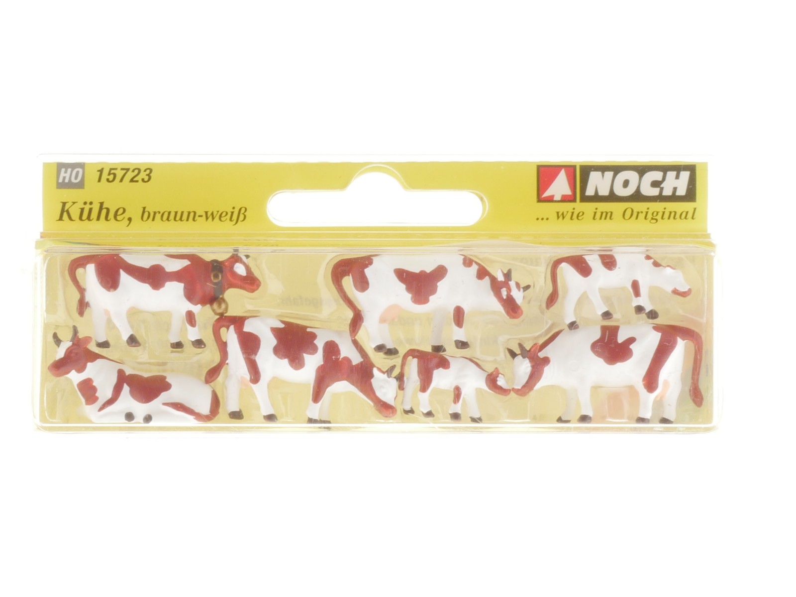 Noch 15723 Cows Braun White Cows Figurines Model Railway Mint! Boxed 1609-27-96