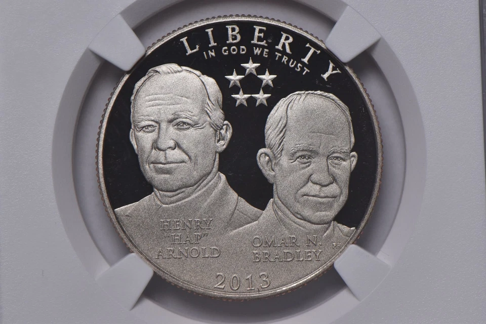2013-S 5 Star Generals Commemorative Half Dollar Proof 9.9 UCAM NGC X NGCX *9937 - Image 3 of 4