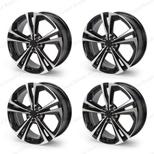 Set Of 4 18 Machined Black Rims For 2020 - 2023 Nissan Sentra Sr Wheels 62825