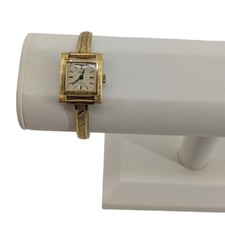 Vintage Uno 17 Jewels Incabloc Stainless Steel Back Ladies Watch, NO