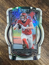 2022 Panini Select Club Level White Die-Cut Prizm /49 Teagan Quitoriano Rookie