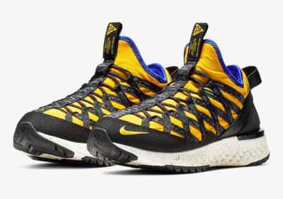 Nike ACG React Terra Gobe COMFORTABLE Yellow Black BV6344-700 SIZE 10.5 FASTSHIP