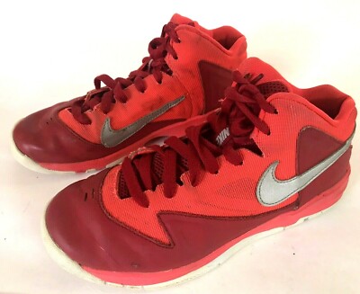 NIKE Air Max Premiere Youth Boys Sz Red High Top Basketball Run