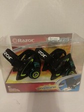Razor Jetts Heel Wheels Adjustable 8 Youth 12 To Adult 12 Green