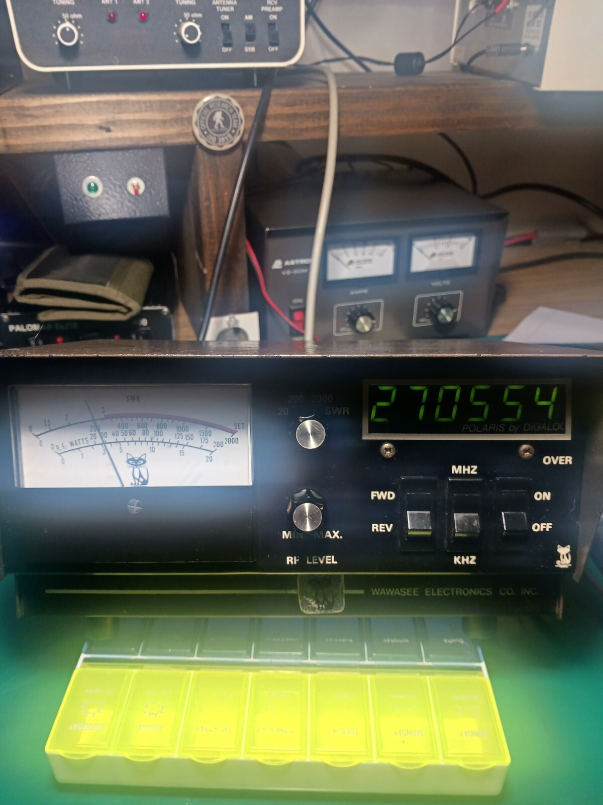 WAWASEE Black Cat Watt/Frequency Meter Tested Working eBay