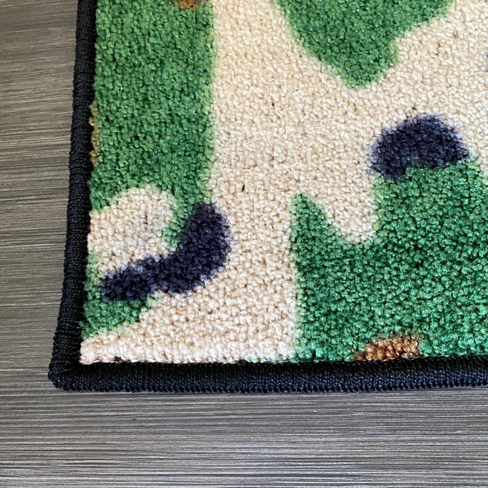 NUEVO EJÉRCITO DE EE. UU. Militar Camuflaje EE. UU. Alfombra de piso Puerta Dormitorio Garaje Hombre Alfombra de cueva 20x29 Foto 2 de 4