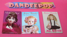 Vintage Three Piece Madame Alexander Doll Promotional Collectible Pin Buttons