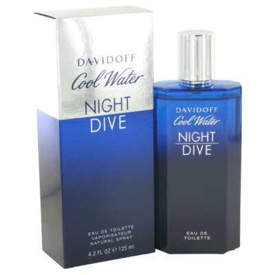 Cool Water Night Dive Men's By Davidoff 4.2oz/125ml Eau De Toilette Spray