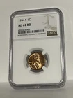 1954-S NGC MS67 RD Lincoln Wheat Cent 1c ~ SUPERB Lustrous Red BU Gem