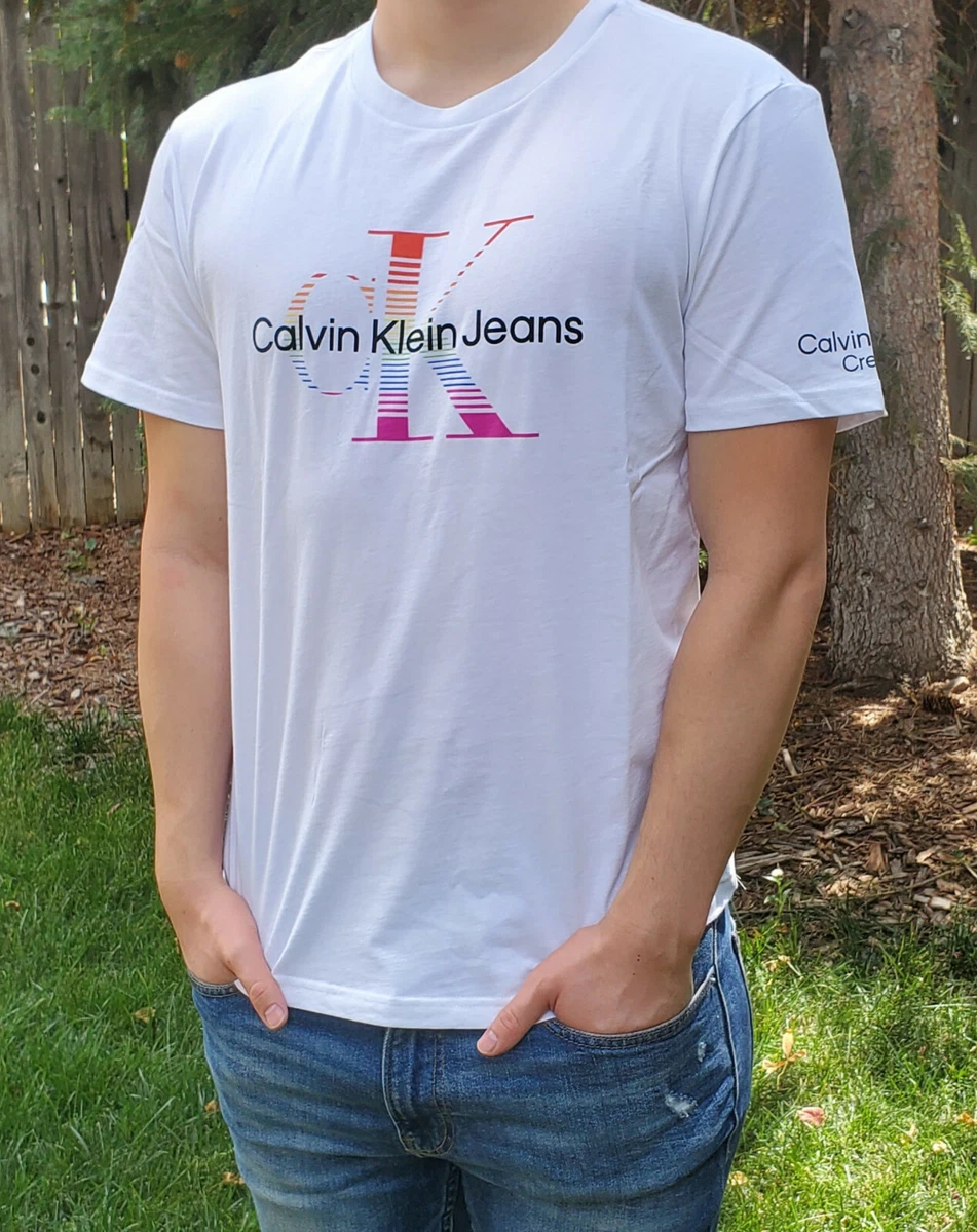 Calvin Klein Jeans X One Pulse Foundation PRIDE T Shirt Unisex M