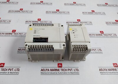 MITSUBISHI ELECTRIC FX-16MR-ES MELSEC PLC I/O Unit + Special Function Box FX-4AD