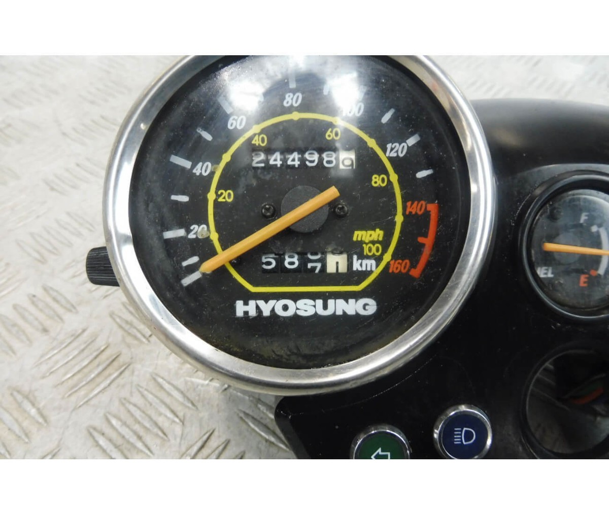 HYOSUNG GV125ccメーター デジタル/アナログ Amazon.com: WLQNHDKM Motorcycle Speedometer for h&ond&a Gl