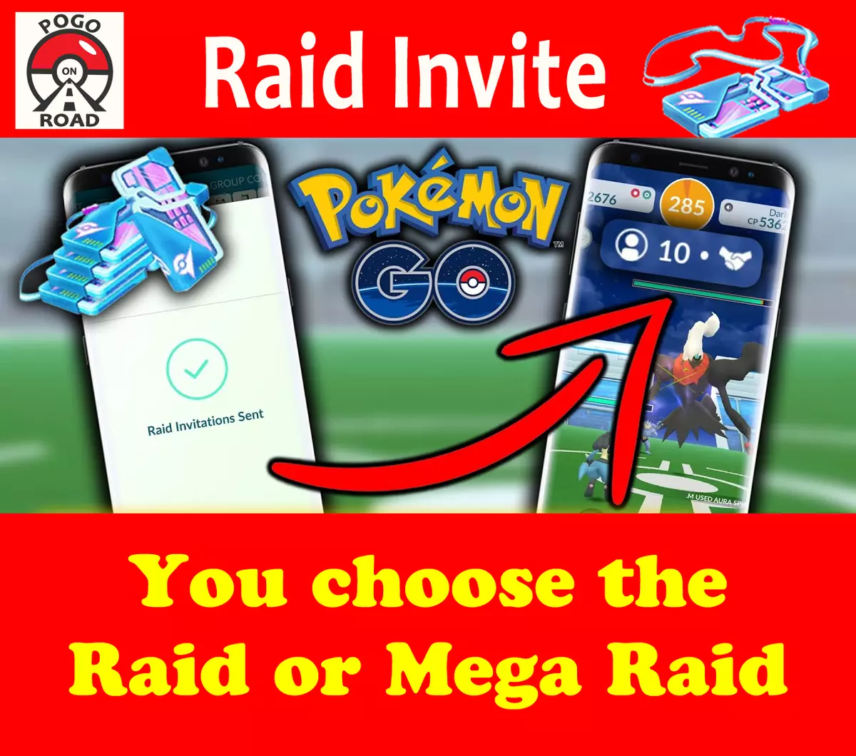 Pokemon Go - Remote Raid invites