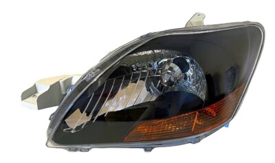 Black Housing Headlight Assembly – Driver Side For 2007-2012 Toyota Yaris Sedan