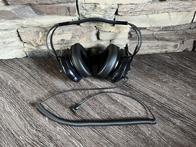 Rugged Radios H40-BLK Behind the Head Listen Only Headset with 3.5mm Input Jack