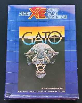 GATO Game Cartridge NEW In Box for Atari XL/XE/XEGS Home Computers RX8090
