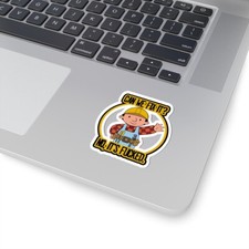 Humorous Construction Stickers, Perfect for DIY Enthusiasts, Gifts for Handyman,