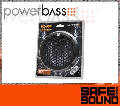 PowerBass MD-65G 6,5'' gestanzter Stahlgrill für 4XL-65-92, XPRO-65 & XPRO-65CX