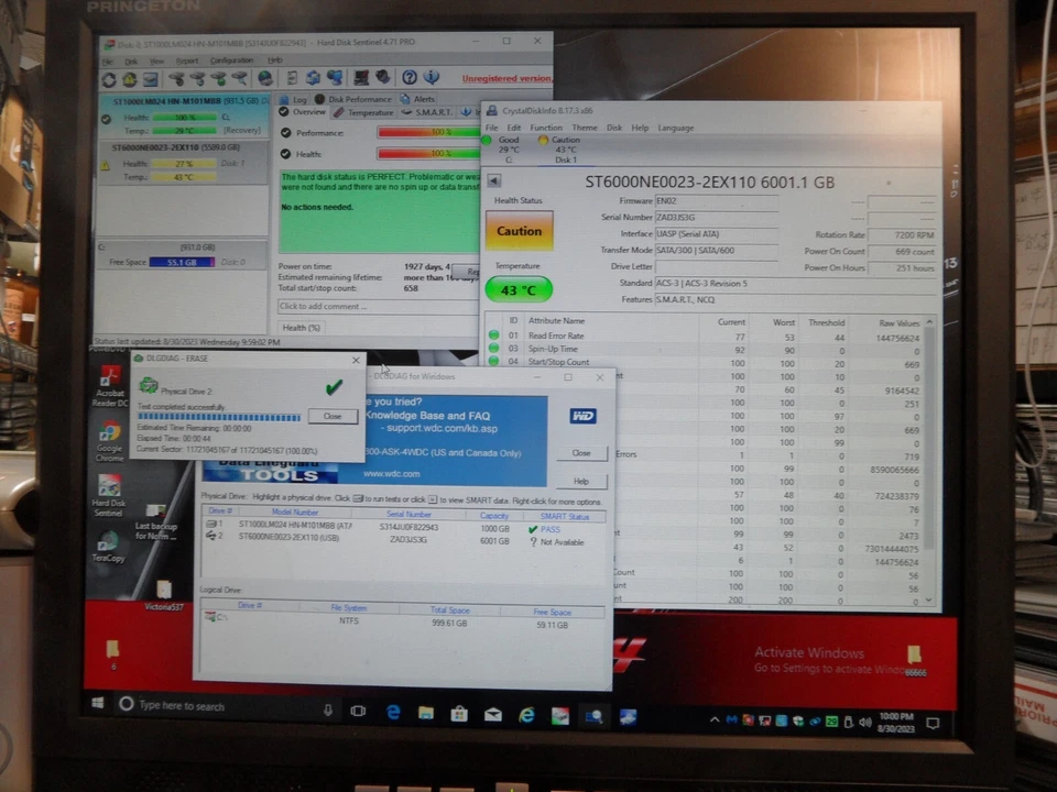 LaCie LRD0TU2 6 Tb Hard Drive For Parts - See Pictures - May Be Usable - Image 3 of 4