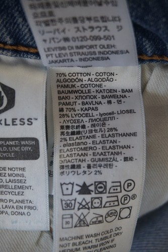 LEVI'S 512 SLIM TAPER BLUE Jeans Men's, Authentic BRAND NEW (288331035) - Picture 10 of 12