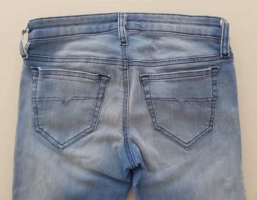 Diesel Damen Jeans Skinzee Low Zip Slim Blau Gr: 25 / 32 - Bild 4 von 10