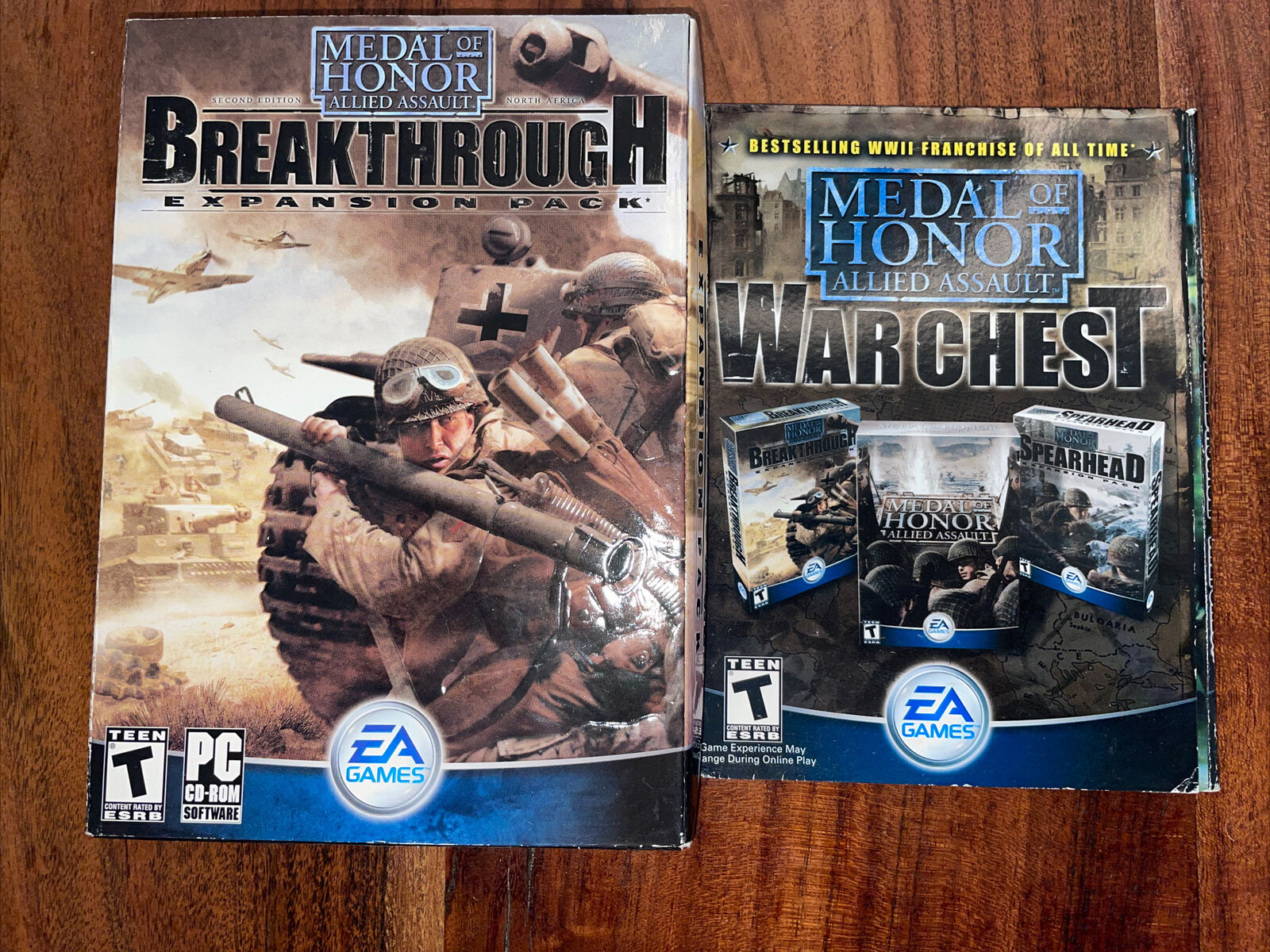 Medal of Honor-Allied Assault Breakthrough Expansion & War Chest (PC) NO  GAMES!