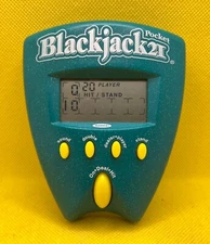Radica Pocket Blackjack 21 Game 8021  Handheld Electronic, Works Great
