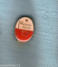 #D184.  NORTH ROCKS NETBALL CLUB   LAPEL  BADGE