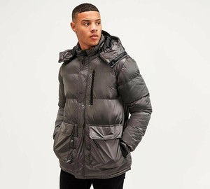 mens grey down jacket