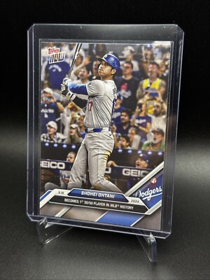 Shohei Ohtani Becomes 1st Member Of 50/50 - 2024 TOPPS NOW #722 - LA Dodgers