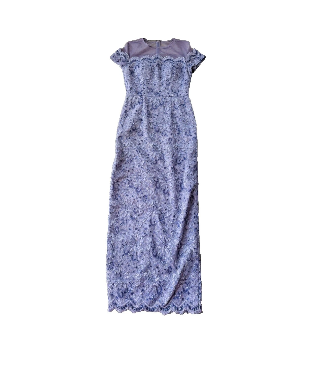 Lace Short Sleeve Bridesmaid Dresses