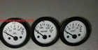2" / 52mm Electrical Oil Pressure  Temperature  Volt White Face B/B