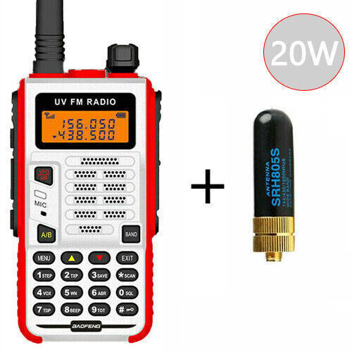 1 SET BAOFENG X5 PLUS DUAL BAND U/VHF WALKIE TALKIE LONG RANGE TWO WAY HAM RADIO - Afbeelding 22 van 29