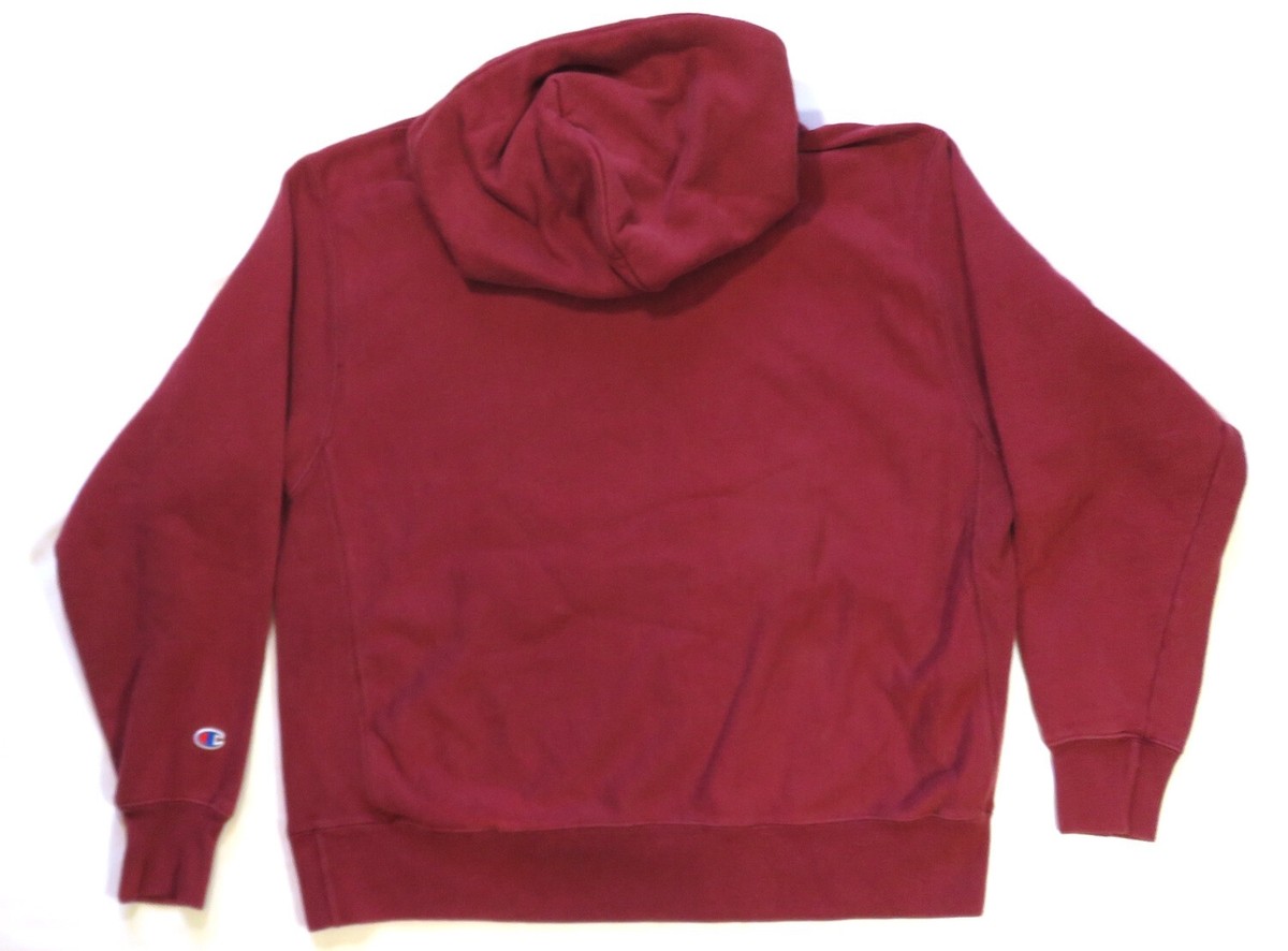 Champion Reverse Weave Hooded Sweatshirt Blank No Logo