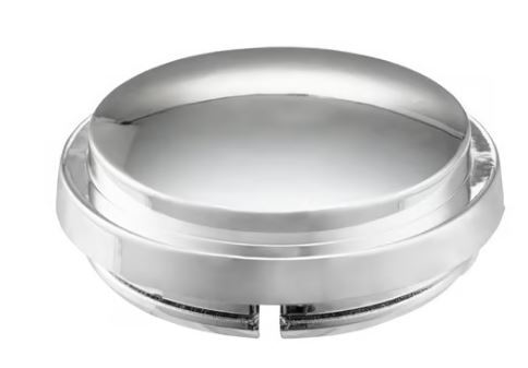 Vespa Front Hub Nut Centre Dust Cap Plastic Cover CHROME PX 125 - 200 Disc EFL - Picture 1 of 1