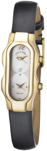 Philip Stein 18KT SOLID GOLD MOP Dial MINI Dual Time watch 4g-f-mop BRAND NEW!