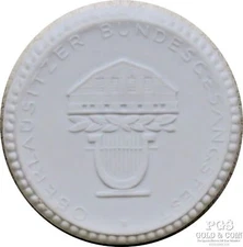 Germany Weimar Porcelain Medal 1922 Wilthen Alb57 141 Low Mintage Only 200 20098