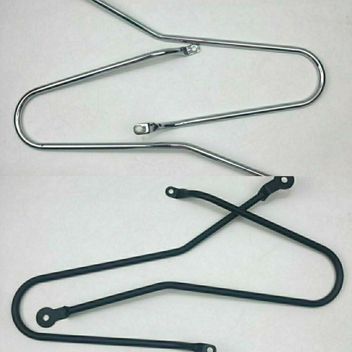 Saddlebag Support Bars fits Triumph Bonneville T100 T120 Street Twin Cup 16+ - Picture 3 of 10