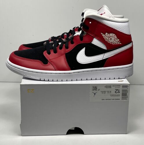 NIKE WOMEN Air Jordan 1 Mid 'Gym Red 