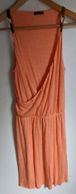 Massimo Dutti Dress Orange Linen Natural Leather Straps Women's Size 8 MM | eBay Massimo Dutti Dress Orange Linen Natural Leather Straps Women's Size 8 MM | eBay