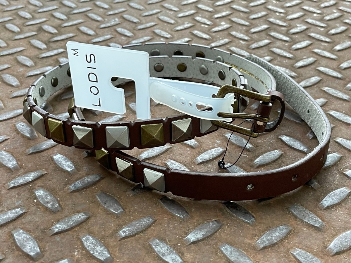 Lodis Women Belt Genuine Leather Handmade Upper Studs  display picture 1