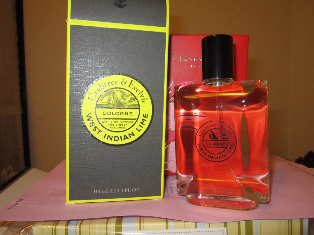CRABTREE & EVELYN WEST INDIAN LIME COLOGNE SPRAY 3.4oz NEW in BOX