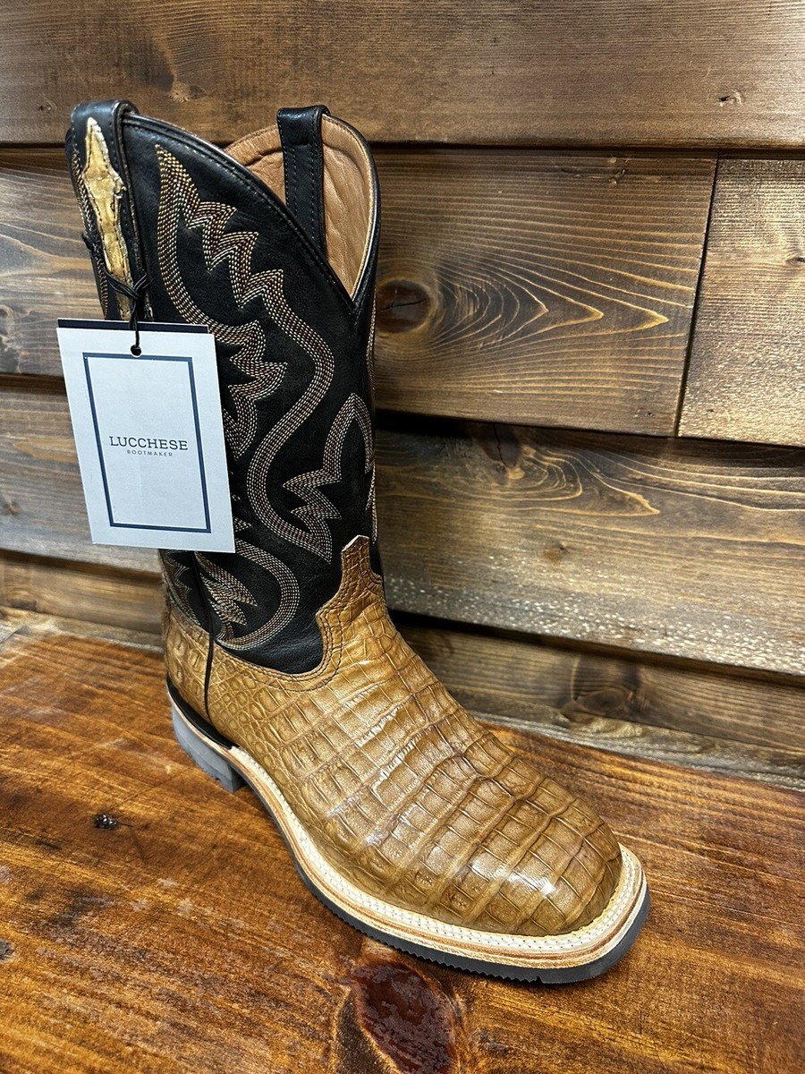 LUCCHESE MEN'S ROWDY WESTERN BOOTS - SQUARE TOE | eBay