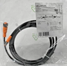 IFM Efector EVC258 Connection Cable Straight Male M8 to Female M12 Connector, 2m