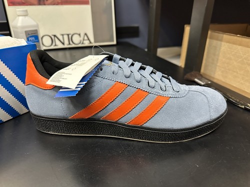 adidas gazelle blue orange