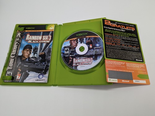 Tom Clancy's Rainbow Six 3 Black Arrow (Xbox, 2004) GOOD W/MANUAL! - Picture 3 of 5