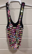 Unbranded Y2K Nostalgic Sequin Disco Rainbow ...