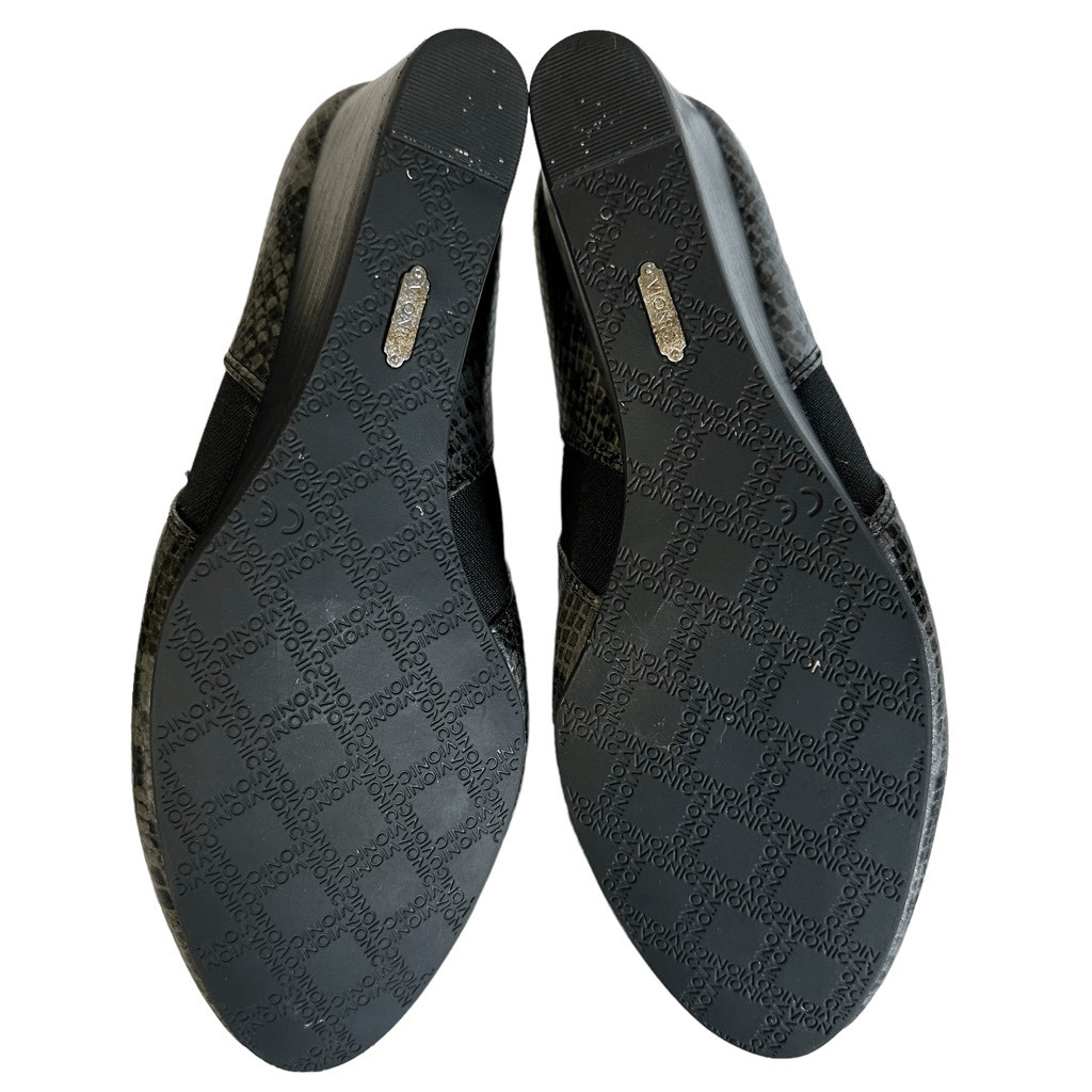 Vionic Orthotic Tanton Python Snake Print Wedge A… - image 8