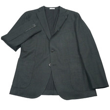 1595 Boglioli Green Melange Hopsack K Jacket Blazer Mens Size US 44 Italy 54